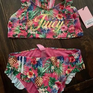 Juicy Couture Girls NWT Bikini Size 14/16